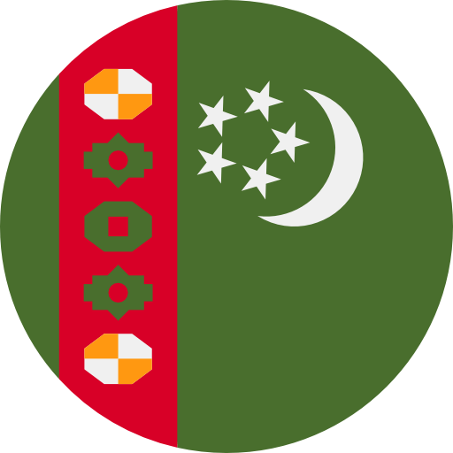 turkmenistan - Lista över alla länder i Asien